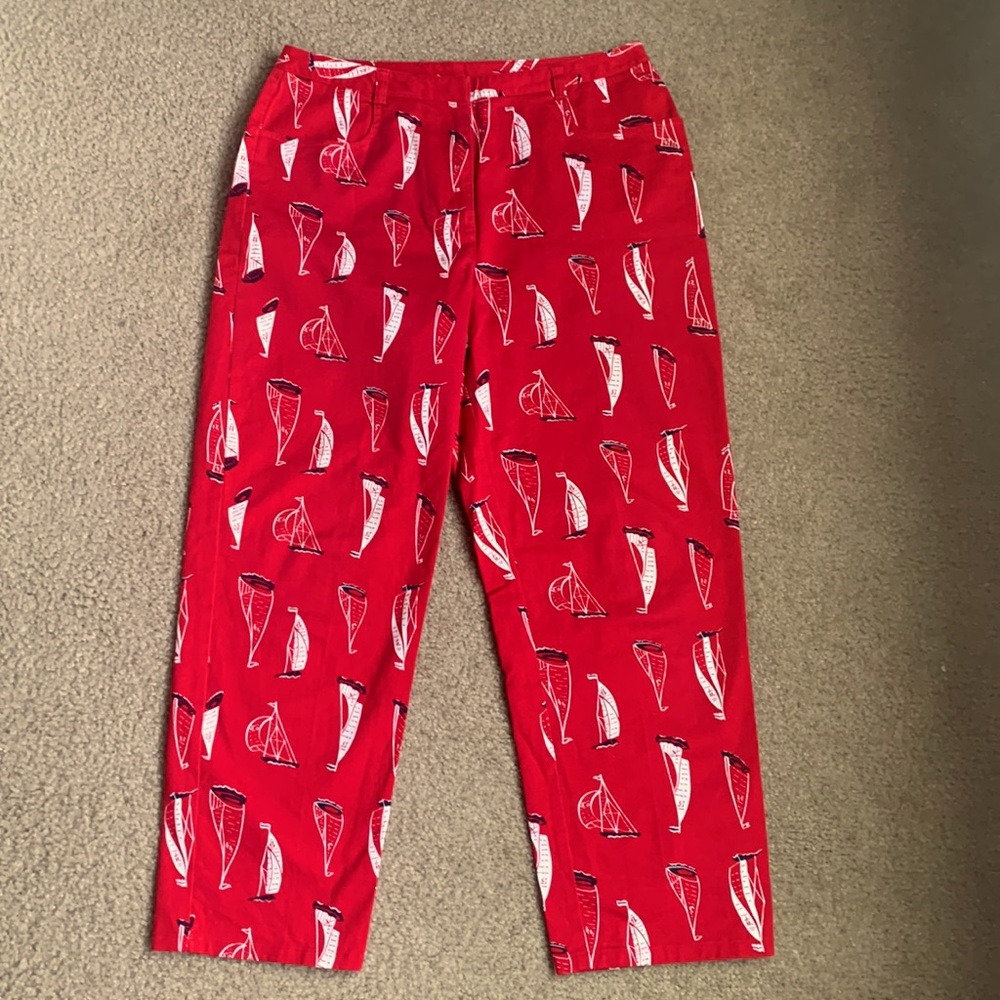 Women’s size 8, red white and blue pants
